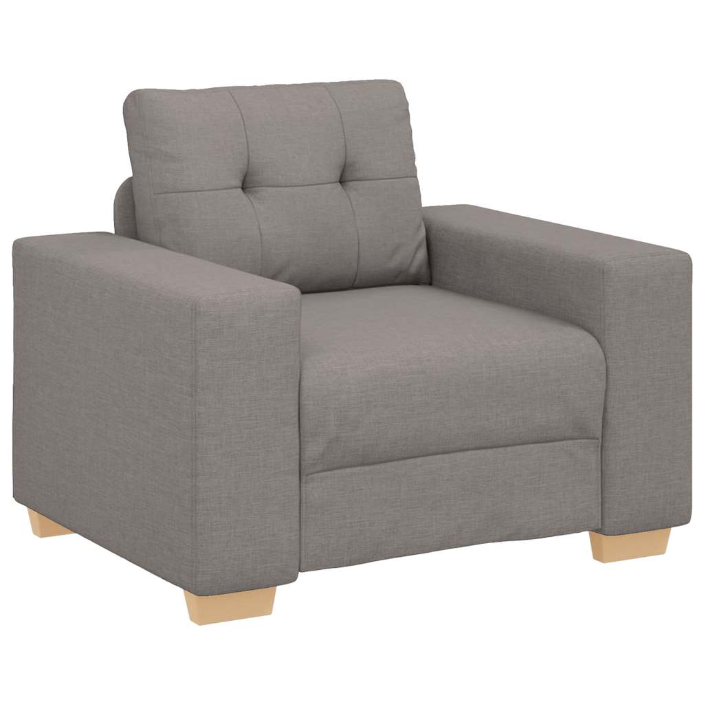 lænestol 60 cm stof gråbrun