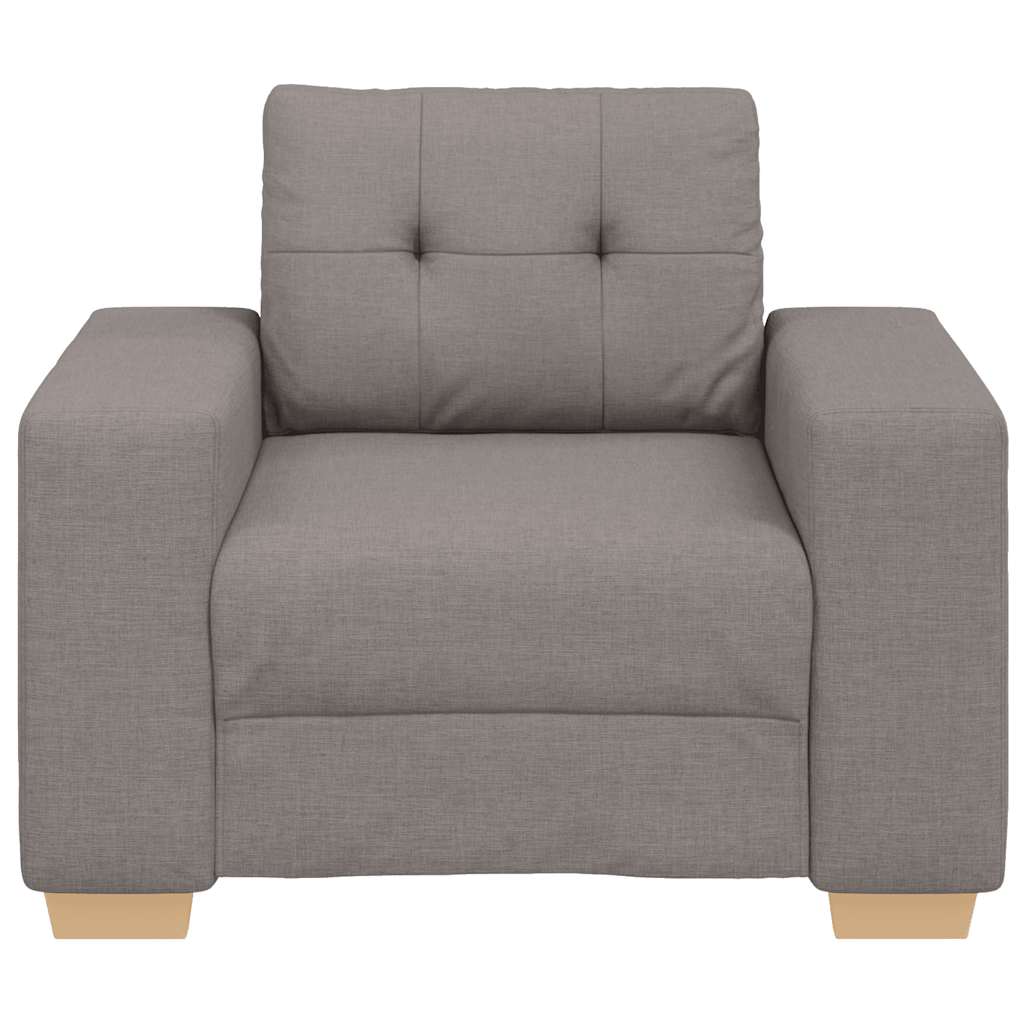 lænestol 60 cm stof gråbrun
