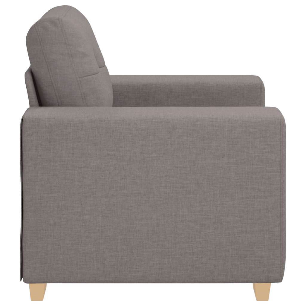 lænestol 60 cm stof gråbrun