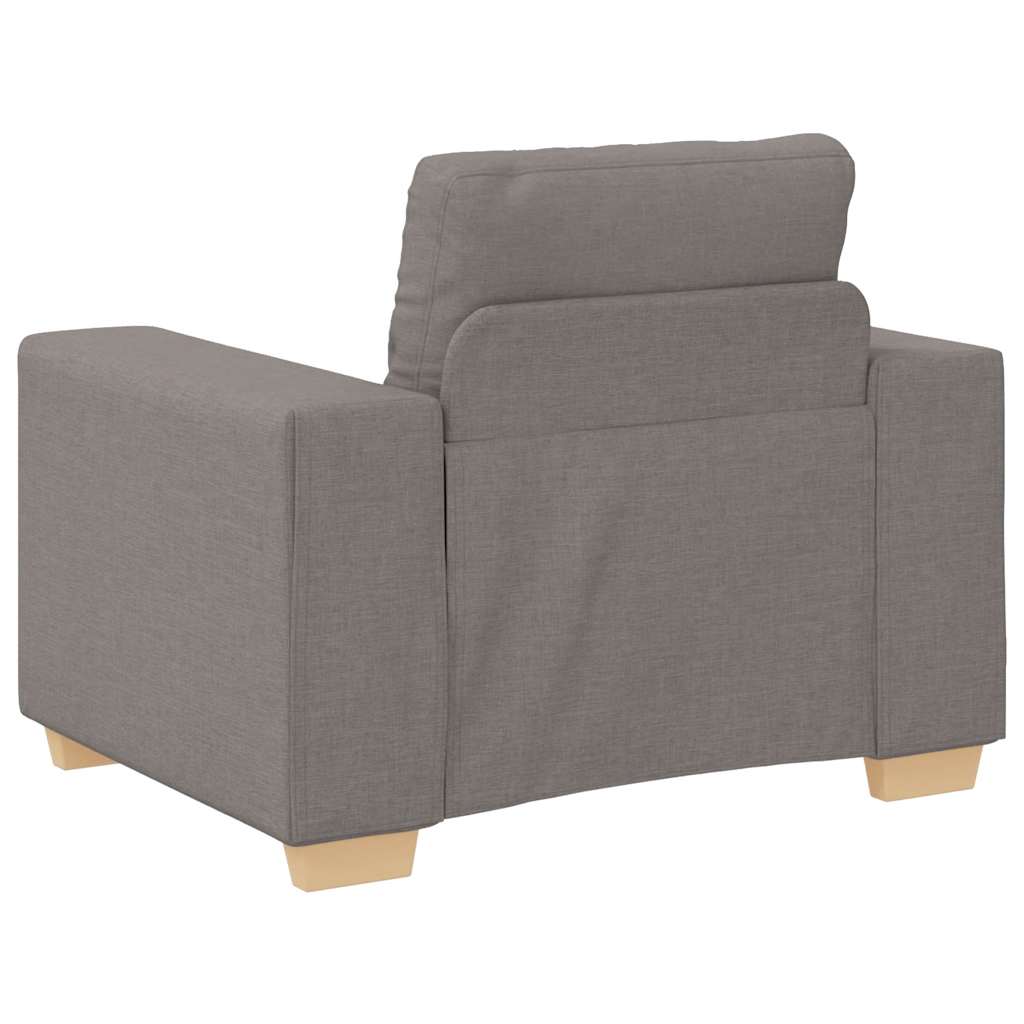 lænestol 60 cm stof gråbrun