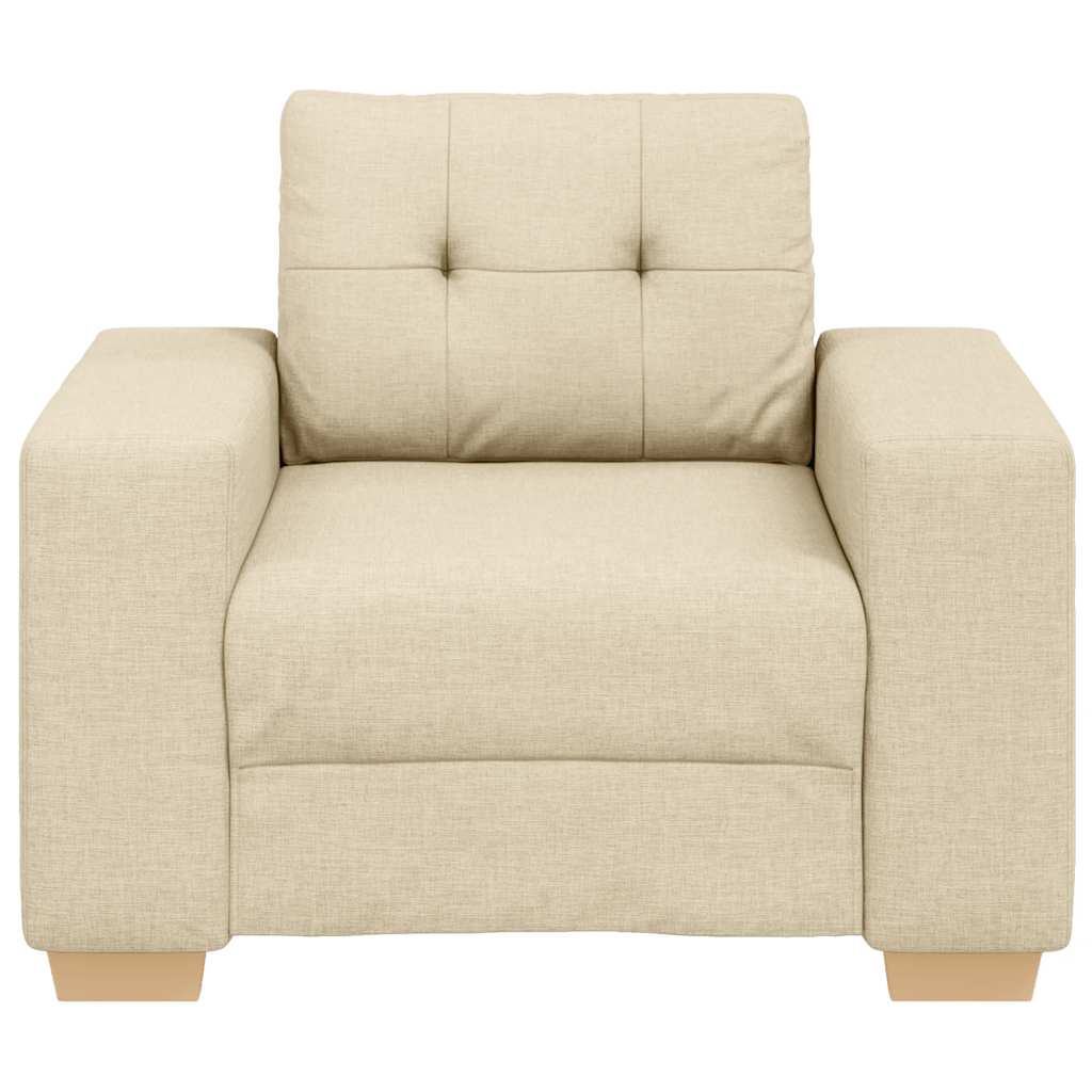 sofastol 60 cm stof cremefarvet