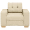 sofastol 60 cm stof cremefarvet