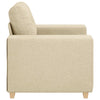 sofastol 60 cm stof cremefarvet