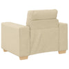 sofastol 60 cm stof cremefarvet