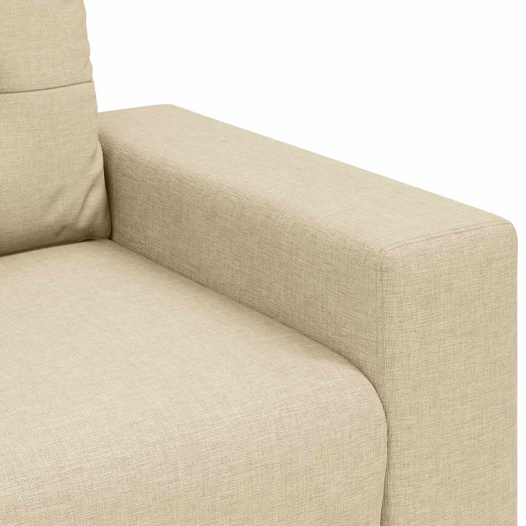 sofastol 60 cm stof cremefarvet