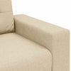 sofastol 60 cm stof cremefarvet