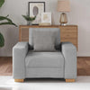sofastol 60 cm stof skygrå