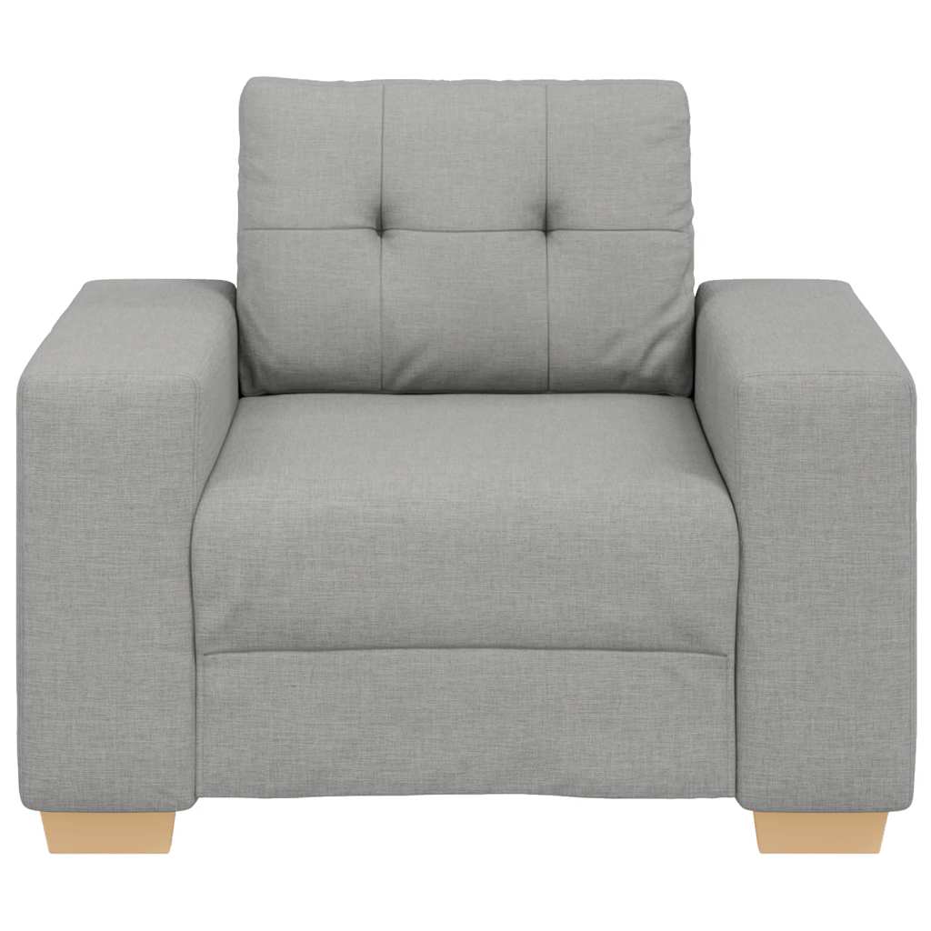 sofastol 60 cm stof skygrå