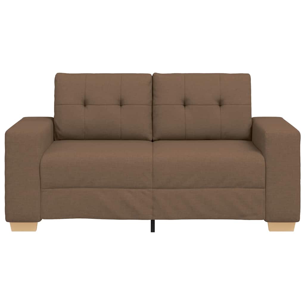 elskovssofa 120 cm stof brun