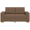 elskovssofa 120 cm stof brun