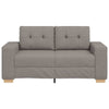 elskovssofa 120 cm stof gråbrun