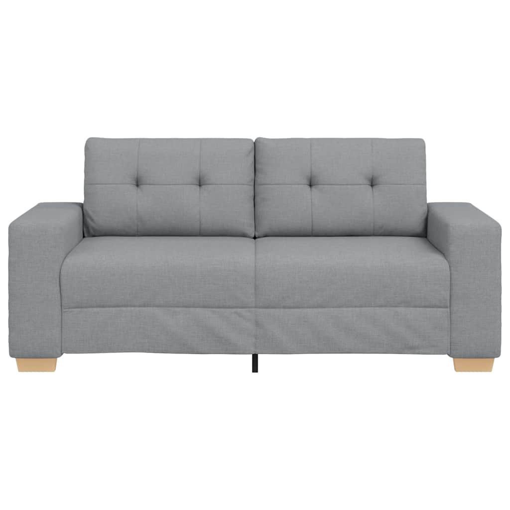 elskovssofa 140 cm stof lysegrå