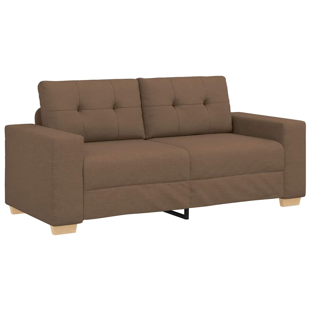 elskovssofa 140 cm stof brun