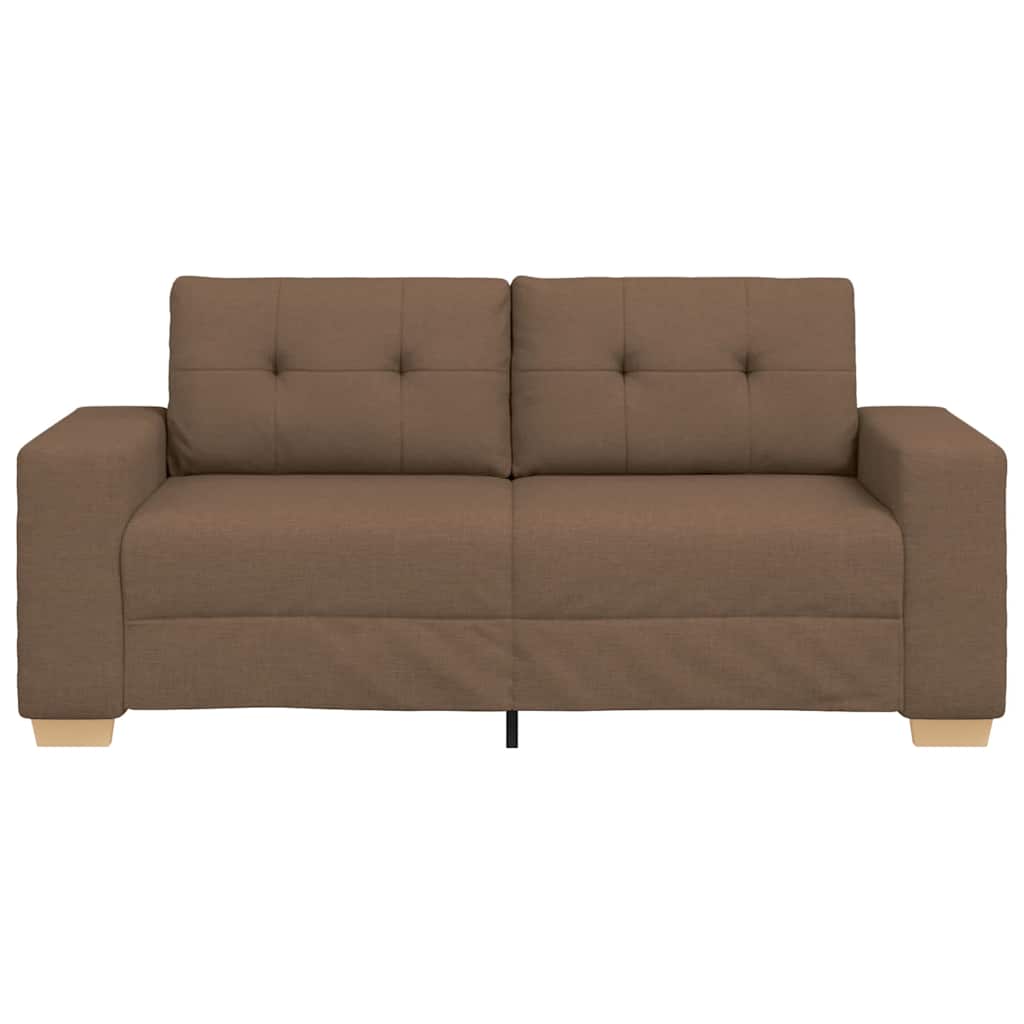 elskovssofa 140 cm stof brun