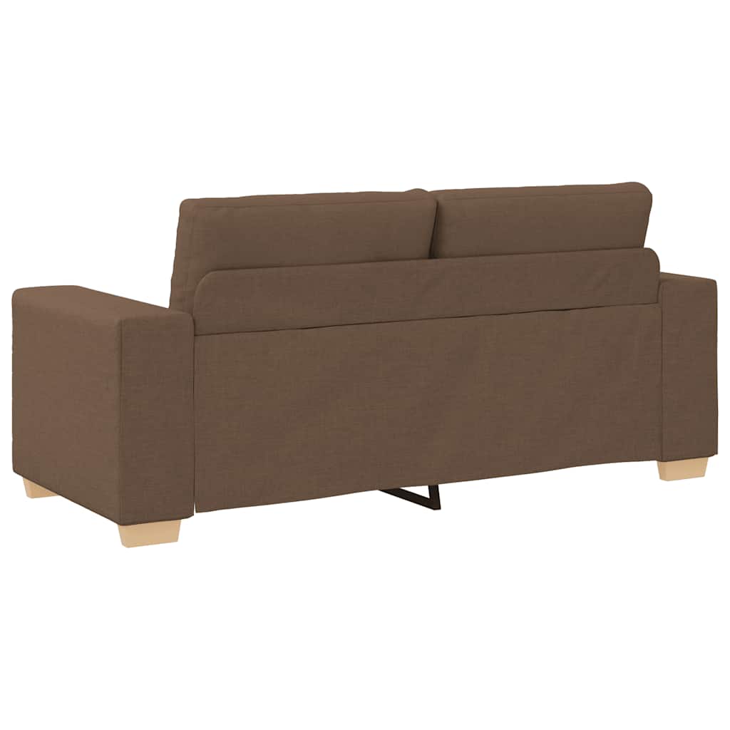 elskovssofa 140 cm stof brun