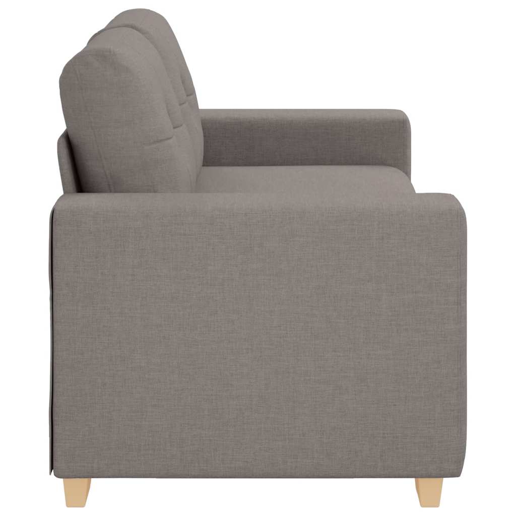 elskovssofa 140 cm stof gråbrun