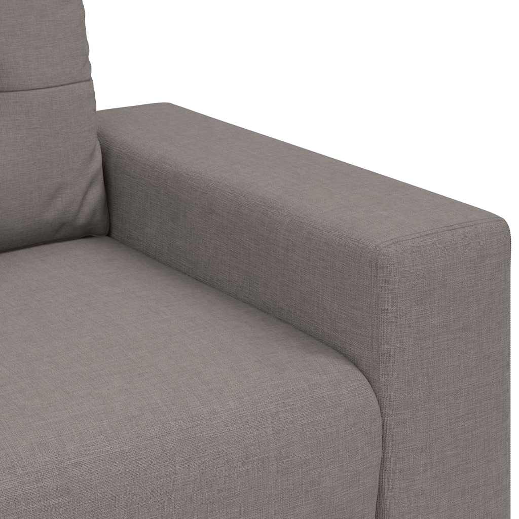 elskovssofa 140 cm stof gråbrun