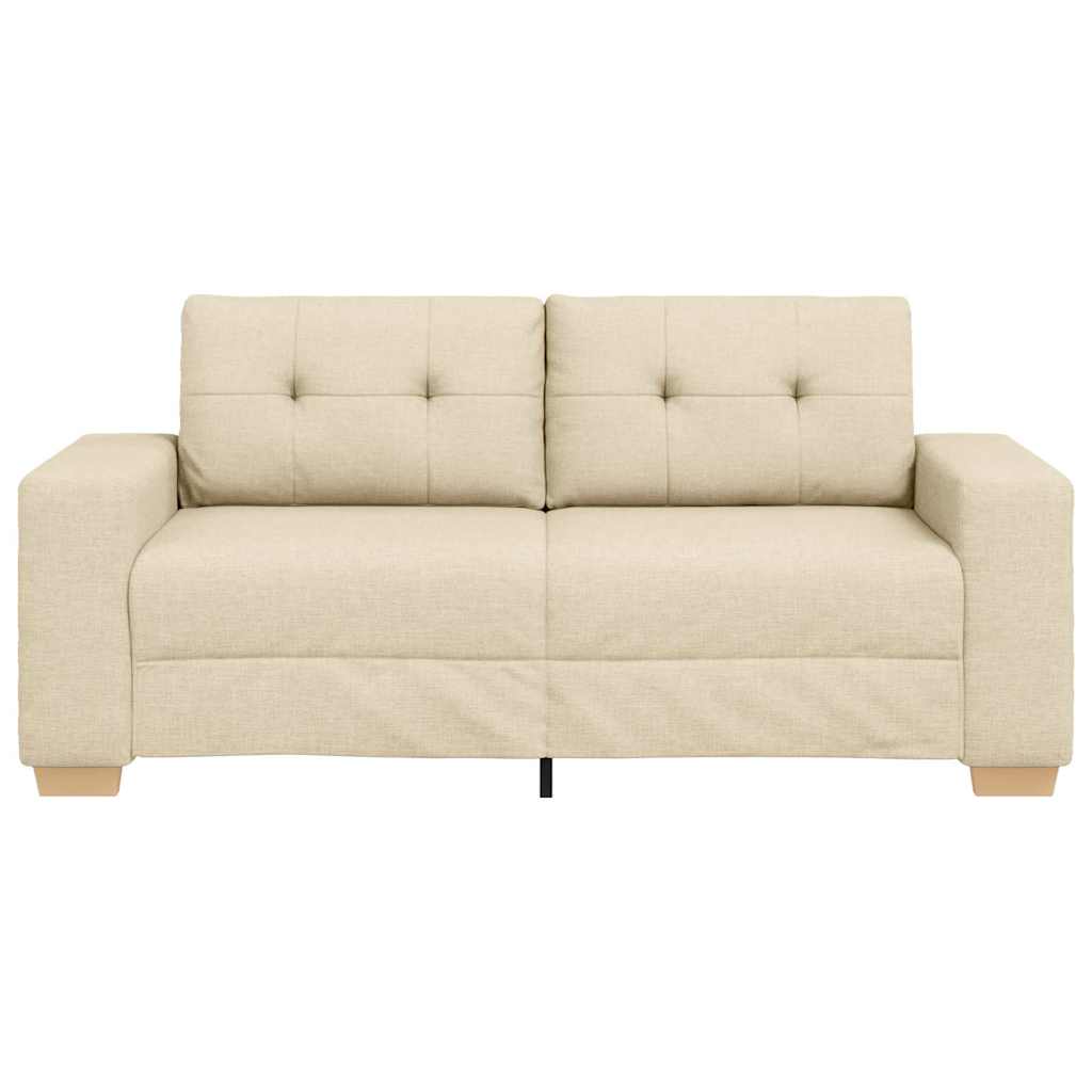 elskovssofa 140 cm stof cremefarvet