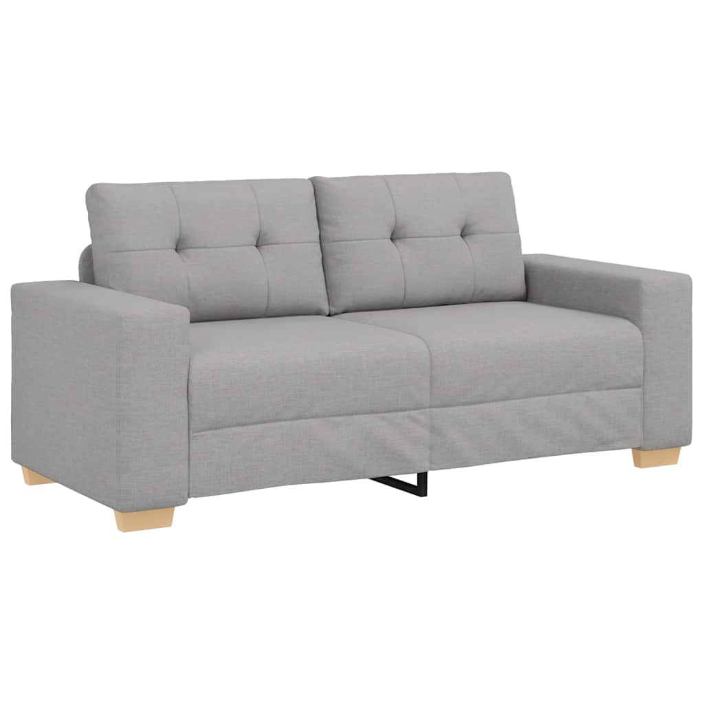 elskovssofa 140 cm stof skygrå