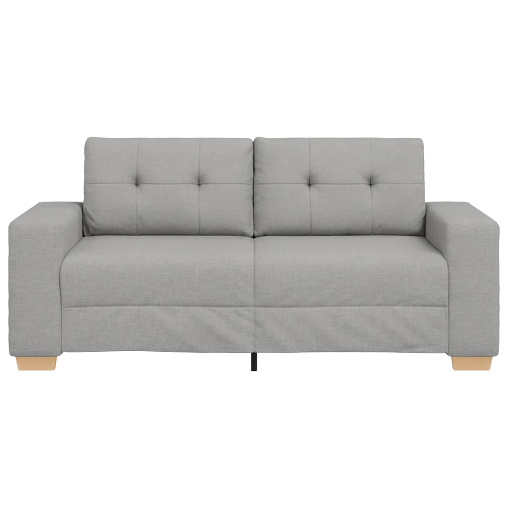 elskovssofa 140 cm stof skygrå