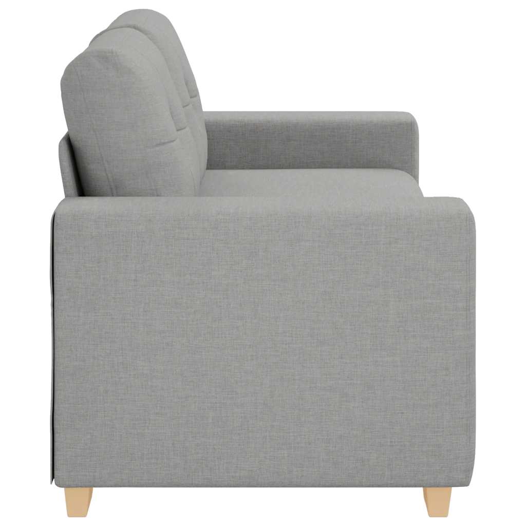 elskovssofa 140 cm stof skygrå
