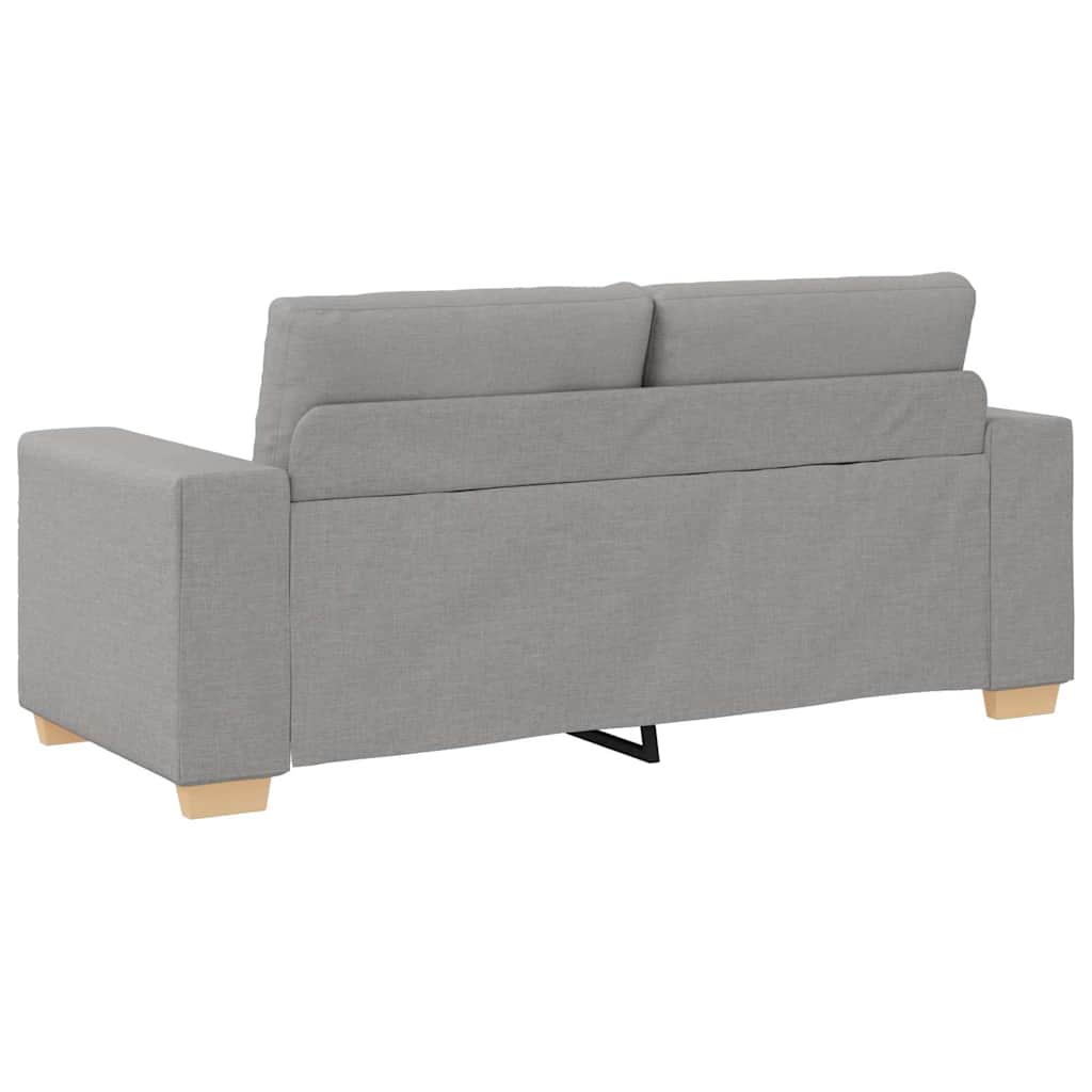 elskovssofa 140 cm stof skygrå