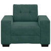 sofastol 60 cm fløjl lysegrøn