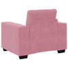 sofastol 60 cm fløjl lyserød