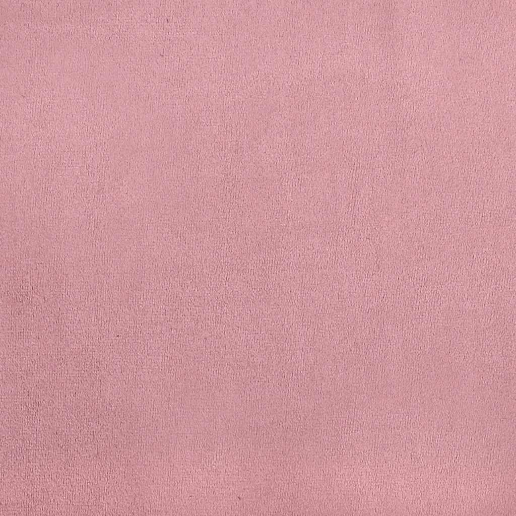 sofastol 60 cm fløjl lyserød