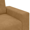 sofastol 60 cm fløjl brun
