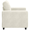sofastol 60 cm fløjl cremefarvet