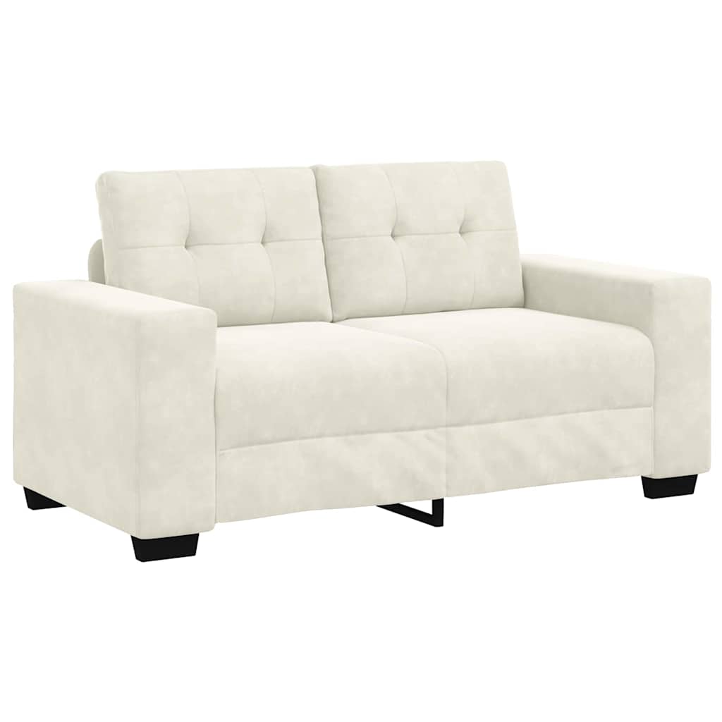 | Tosæders sofa | med pude Creme Fløjl