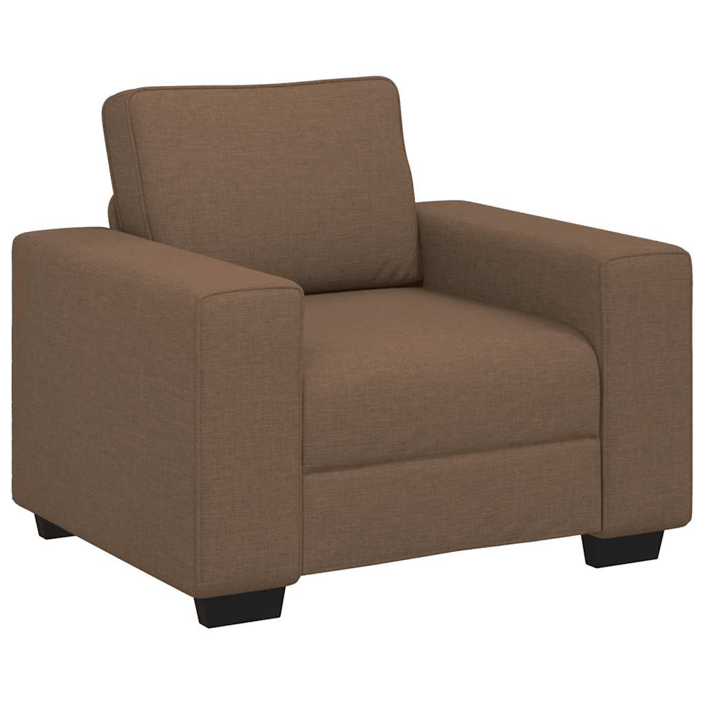 lænestol 60 cm stof brun