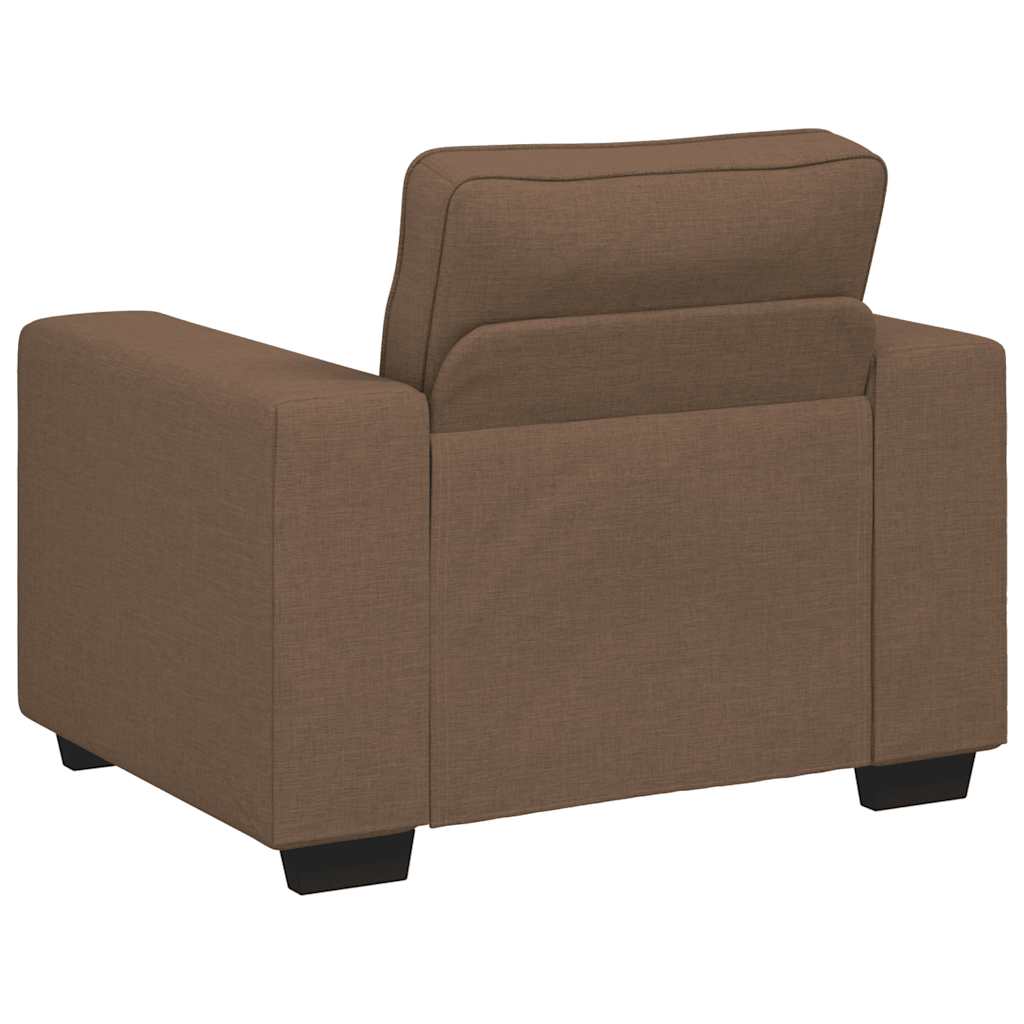 lænestol 60 cm stof brun