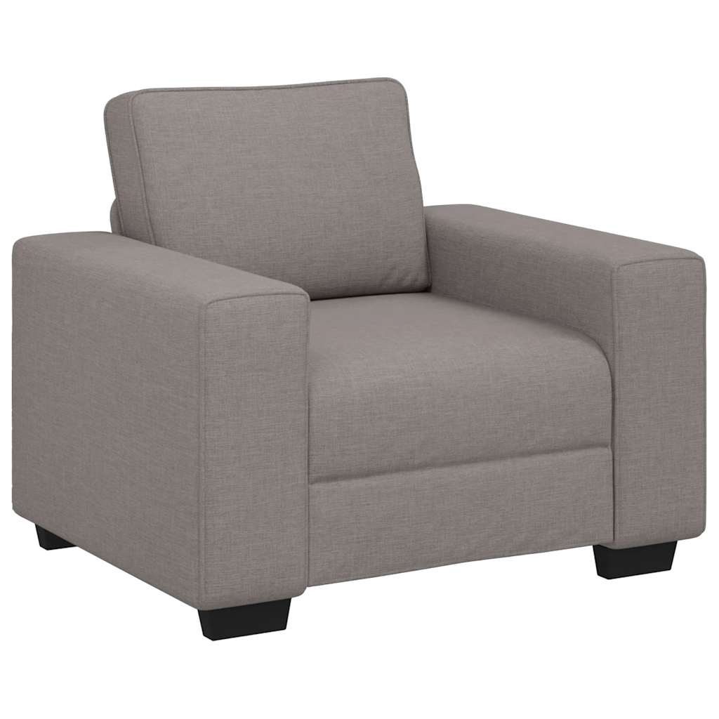 lænestol 60 cm stof gråbrun