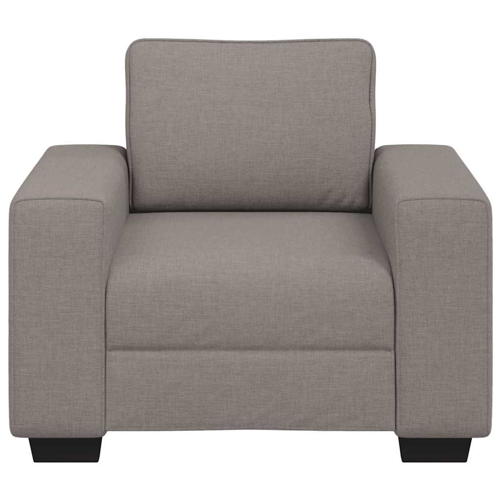 lænestol 60 cm stof gråbrun
