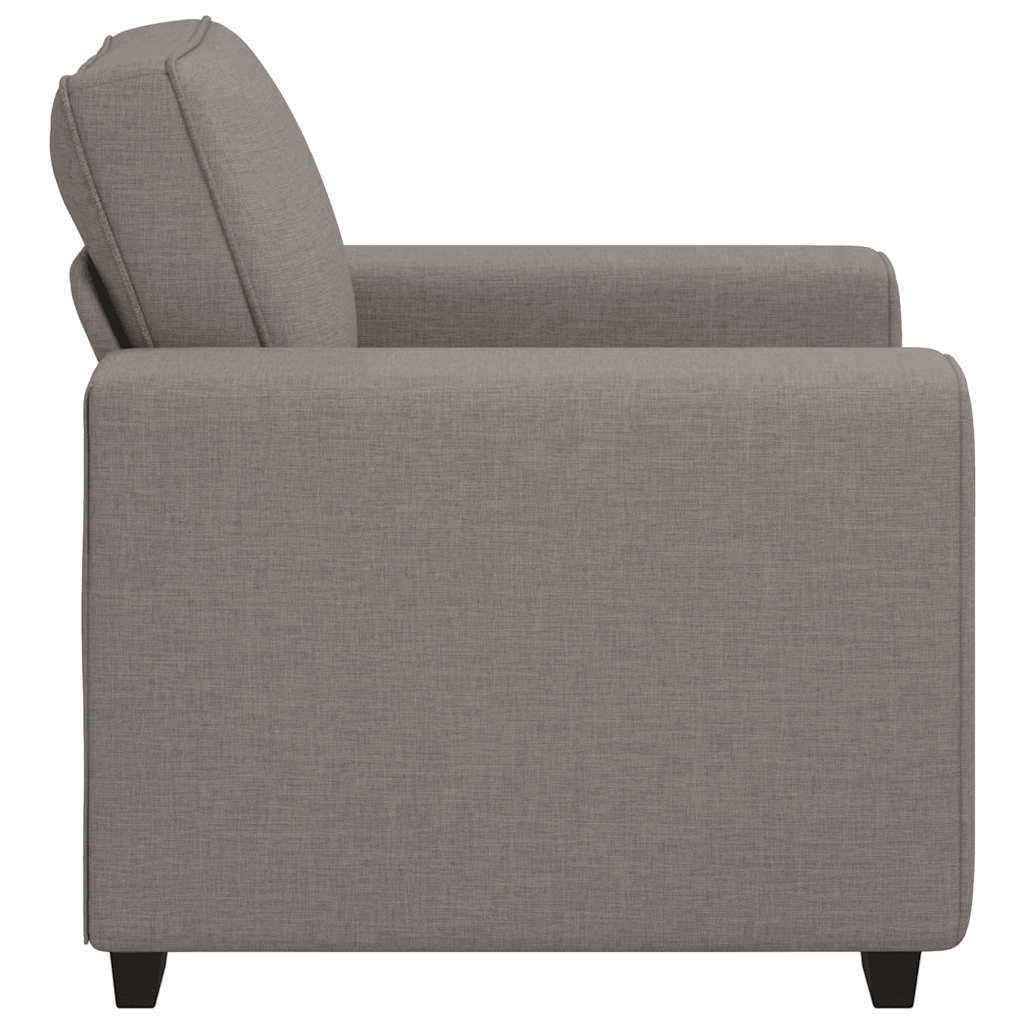 lænestol 60 cm stof gråbrun