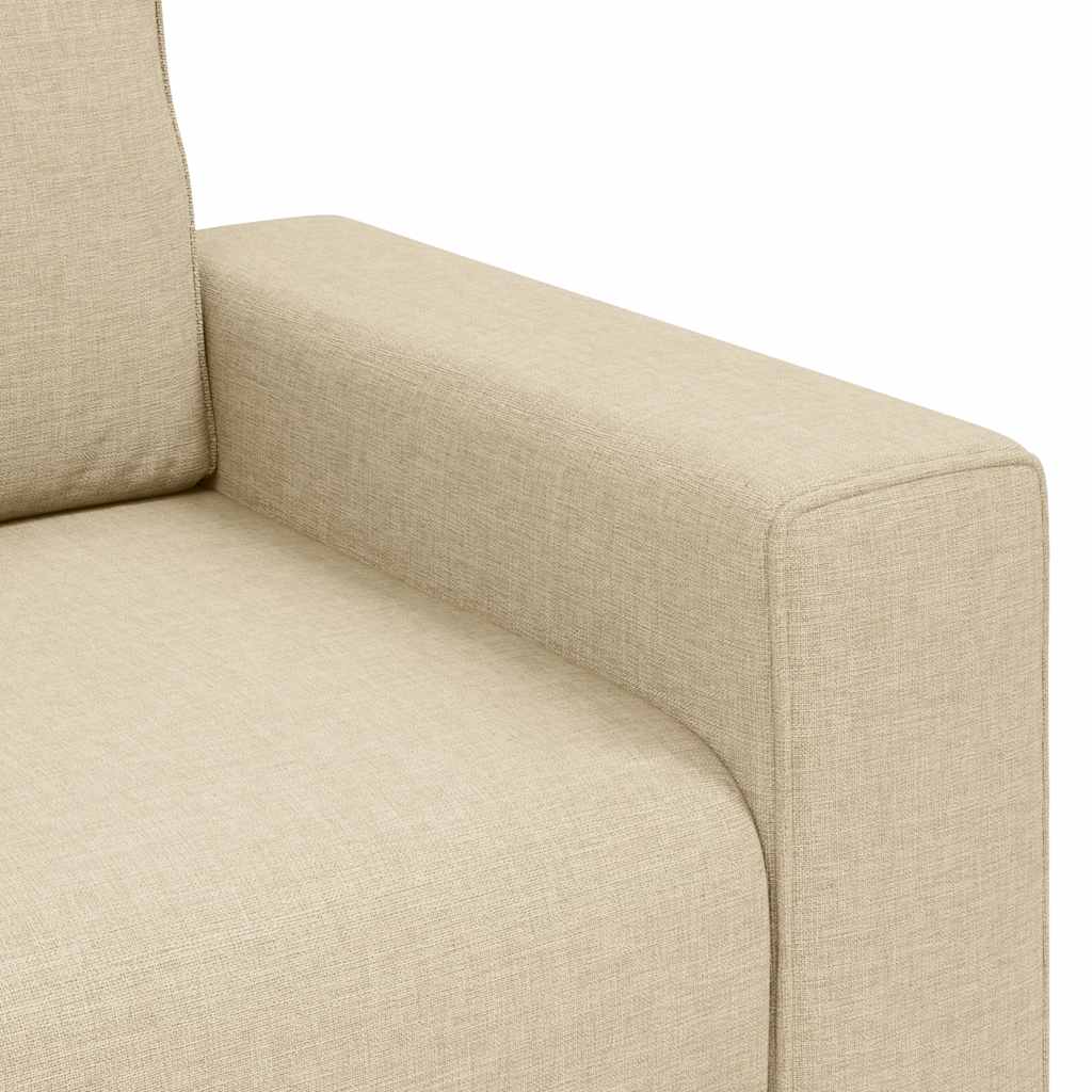 lænestol 60 cm stof cremefarvet