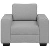 sofastol 55 cm stof skygrå