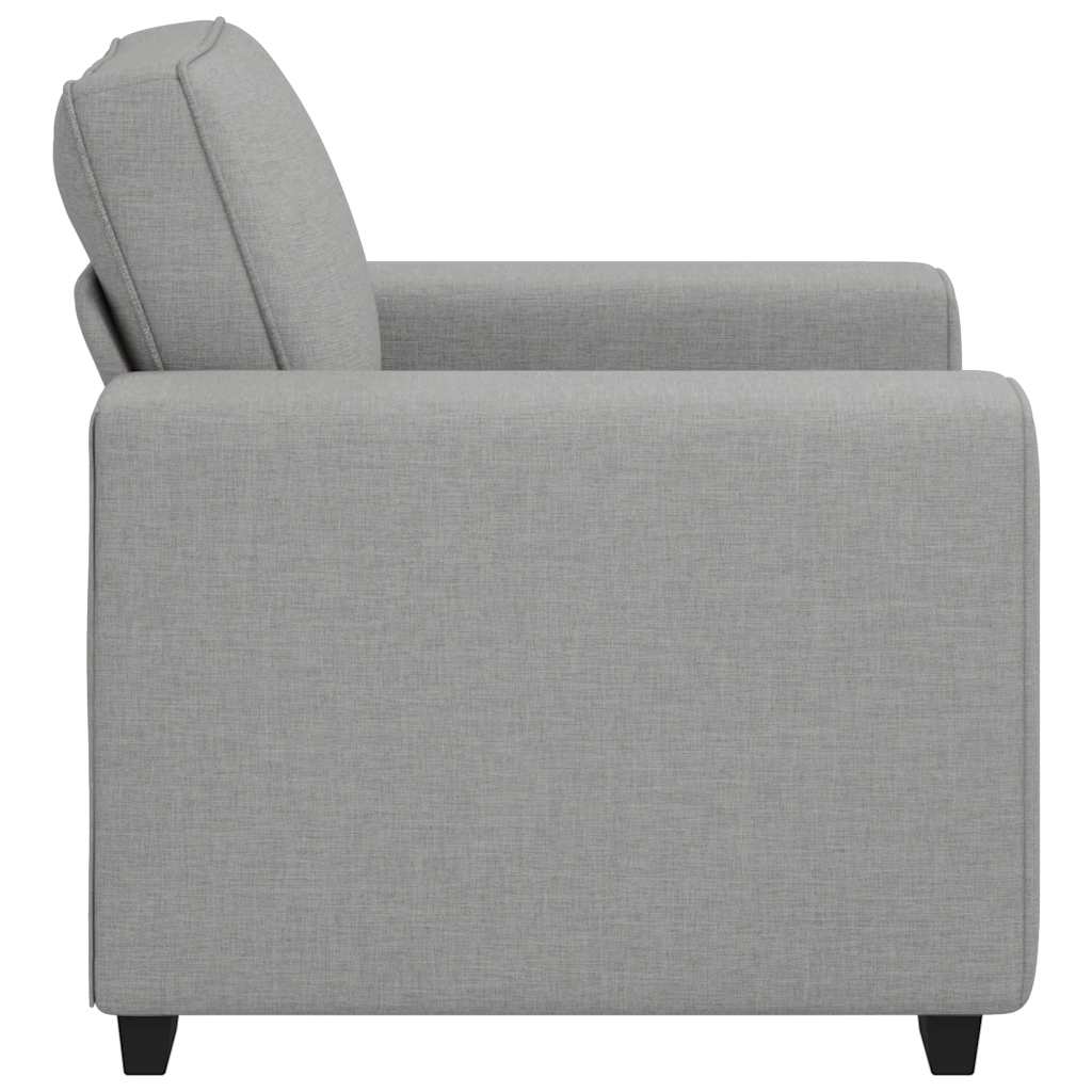 sofastol 55 cm stof skygrå