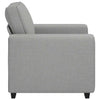 sofastol 55 cm stof skygrå
