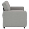 2-personers sofa 120 cm stof skygrå