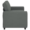 2-personers sofa 140 cm stof mørkegrå