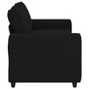 2-personers sofa 140 cm stof sort