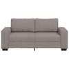 2-personers sofa 140 cm stof gråbrun