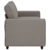 2-personers sofa 140 cm stof gråbrun