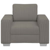 sofastol 60 cm fløjlsstof lysegrå