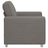 sofastol 60 cm fløjlsstof lysegrå