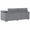 Sofa med pude Lysegrå 180 x 77 x 82 cm Stof
