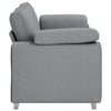 Sofa med pude Lysegrå 180 x 77 x 82 cm Stof